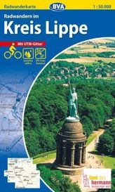 BVA Radwanderkarte Radwandern im Kreis Lippe
