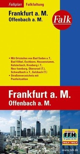 Falk Plan Frankfurt a. M., Offenbach a. M., Falkfaltung