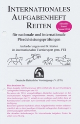 Anforderungen und Kriterien im Internationalen Turniersport gemäß FEI (Internationale Aufgaben), Inhalt