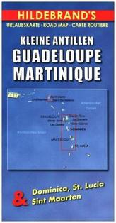 Hildebrand's Urlaubskarte Kleine Antillen, Guadeloupe, Martinique. Lesser Antilles, Guadeloupe, Martinique / Petites Antilles, G