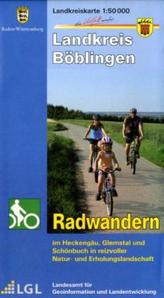 Topographische Landkreiskarte Baden-Württemberg Landkreis Böblingen