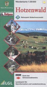 Topographische Wanderkarte Baden-Württemberg Hotzenwald