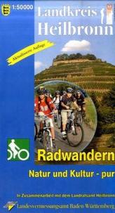 Topographische Landkreiskarte Baden-Württemberg Landkreis Heibronn
