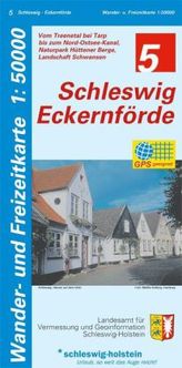 Wander- und Freizeitkarte Schleswig, Eckernförde
