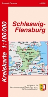 Kreiskarte Schleswig-Holstein Kreis Schleswig-Flensburg