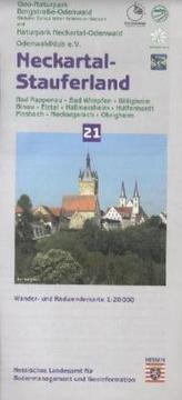 Topographische Freizeitkarte Hessen (1 : 20.000) - Neckartal-Stauferland