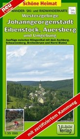 Doktor Barthel Karte Westerzgebirge, Johanngeorgenstadt, Eibenstock, Auersberg und Umgebung