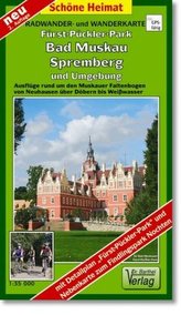 Doktor Barthel Karte Fürst-Pückler-Park Bad Muskau, Spremberg und Umgebung