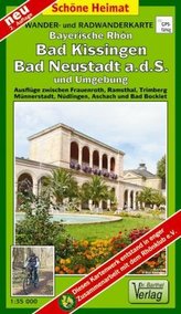 Doktor Barthel Karte Bayerische Rhön, Bad Kissingen, Bad Neustadt a.d.S. und Umgebung