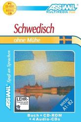 Assimil Schwedisch ohne Mühe, Lehrbuch, 4 Audio-CDs u. 1 CD-ROM