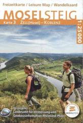 Topographische Freizeitkarte Rheinland-Pfalz Moselsteig. Bl.3