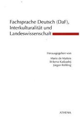 Fachsprache Deutsch (DaF), Interkulturalität und Landeswissenschaft