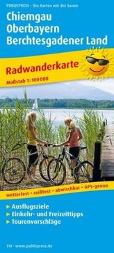 PublicPress Radwanderkarte Chiemgau - Oberbayern - Berchtesgadener Land
