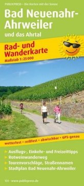 PublicPress Rad- und Wanderkarte Bad Neuenahr-Ahrweiler und das Ahrtal