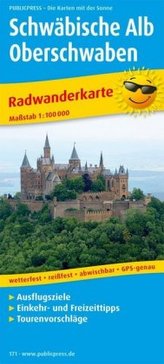 PublicPress Radwanderkarte Schwäbische Alb und Oberschwaben