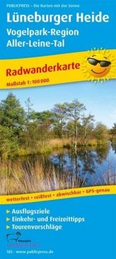 PublicPress Radwanderkarte Lüneburger Heide - Vogelpark-Region, Aller-Leine-Tal