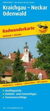 PublicPress Radwanderkarte Kraichgau - Neckar - Odenwald