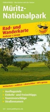 PublicPress Rad- und Wanderkarte Müritz-Nationalpark