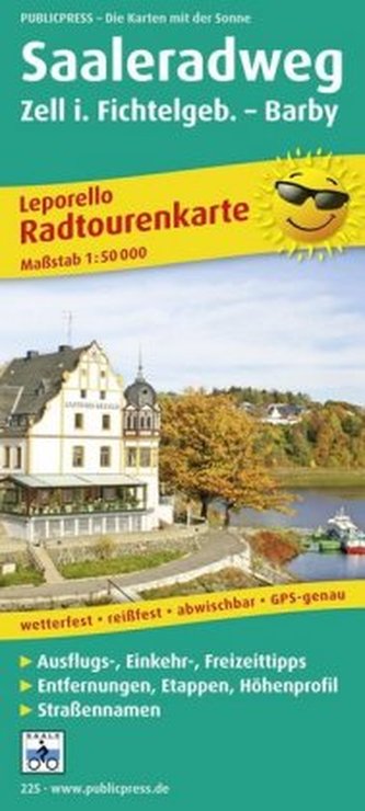 PublicPress Leporello Radtourenkarte Saale-Radwanderweg PublicPress Leporello Radtourenkarte Saale-Radwanderweg