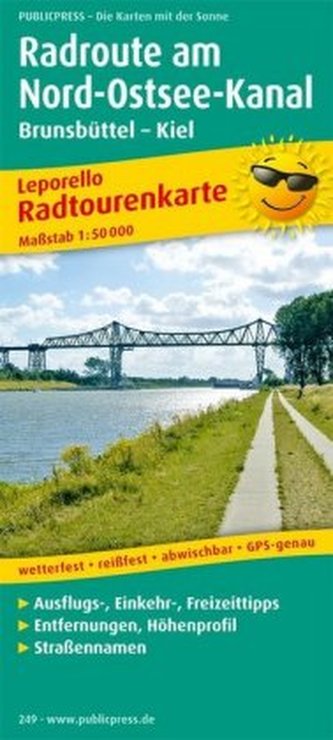 PublicPress Radwanderkarte Radroute am Nord-Ostsee-Kanal PublicPress Radwanderkarte Radroute am Nord-Ostsee-Kanal