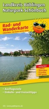 PublicPress Rad- und Wanderkarte Landkreis Böblingen, Naturpark Schönbuch