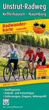 PublicPress Leporello Radtourenkarte Unstrut-Radweg