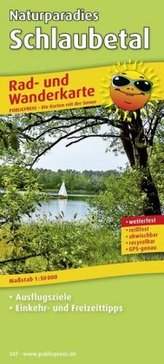 PublicPress Rad- und Wanderkarte Naturparadies Schlaubetal