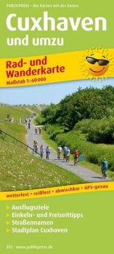PublicPress Rad- und Wanderkarte Cuxhaven und umzu