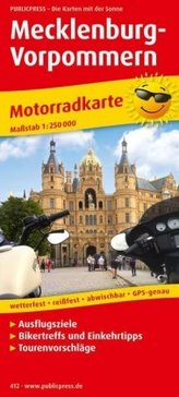 PublicPress Motorradkarte Mecklenburg-Vorpommern