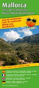 PublicPress Wanderkarte Mallorca - Serra de Tramuntana Nord. Mallorca - Serra de Tramuntana Norte / Mallorca - Serra de Tramunta