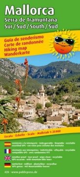 PublicPress Wanderkarte Mallorca - Serra de Tramuntana Sur. Mallorca - Serra de Tramuntana Sud. Mallorca - Serra de Tramuntana S