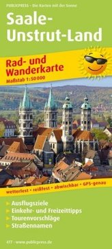 PublicPress Rad- und Wanderkarte Saale-Unstrut-Land