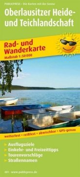 PublicPress Rad- und Wanderkarte Oberlausitzer Heide- und Teichlandschaft