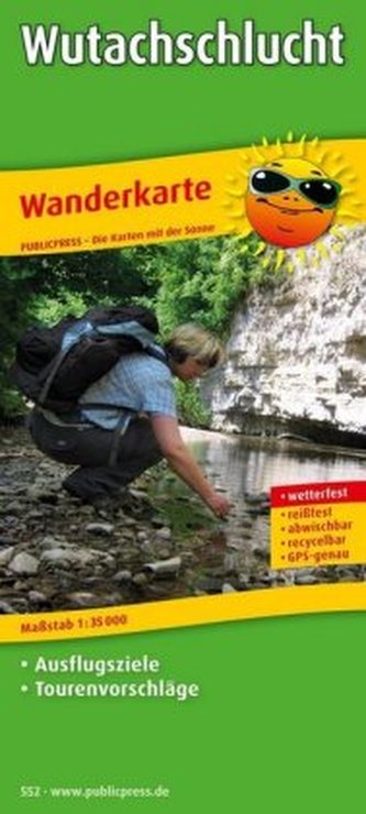 PublicPress Wanderkarte Wutachschlucht PublicPress Wanderkarte Wutachschlucht
