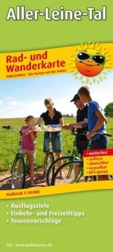 PublicPress Rad- und Wanderkarte Aller-Leine-Tal