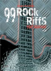 99 Rock Riffs for Guitar, m. Audio-CD