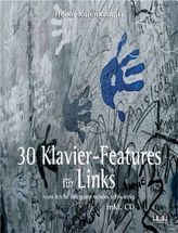30 Klavier-Features für Links, m. Audio-CD