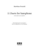 11 Duets for Saxophon, für Tenorsaxophon, Klavierbegleitung