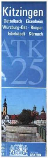 Amtliche Topographische Karte Bayern Kitzingen