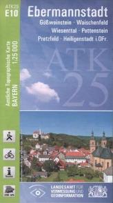 Topographische Karte Bayern Ebermannstadt