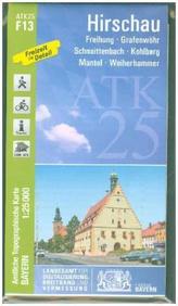 Amtliche Topographische Karte Bayern Hirschau
