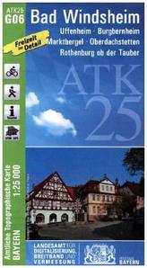 Amtliche Topographische Karte Bayern Bad Windsheim