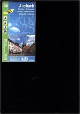 Amtliche Topographische Karte Bayern Ansbach