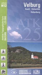 Amtliche Topographische Karte Bayern Velburg