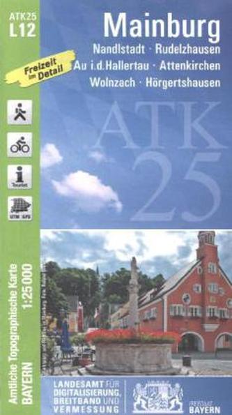 Amtliche Topographische Karte Bayern Mainburg Amtliche Topographische Karte Bayern Mainburg