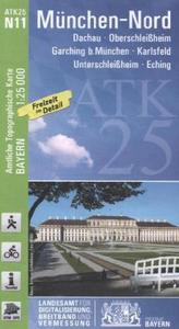 Amtliche Topographische Karte Bayern München-Nord