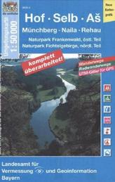 Topographische Karte Bayern Hof, Selb, As