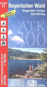 Amtliche Topographische Karte Bayern Bayerischer Wald