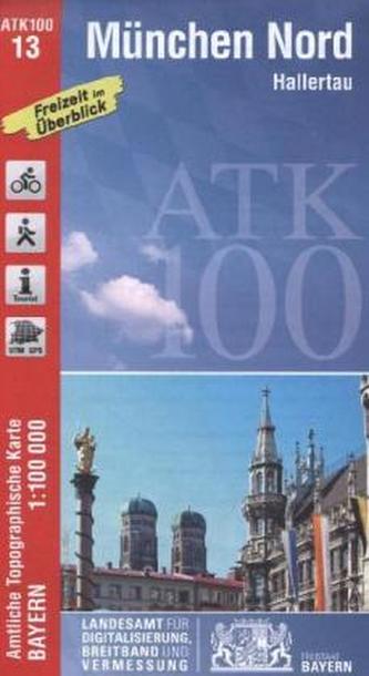 Amtliche Topographische Karte Bayern München-Nord Amtliche Topographische Karte Bayern München-Nord