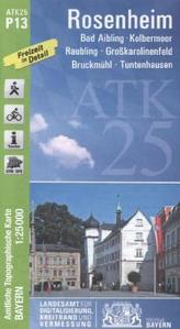 Amtliche Topographische Karte Bayern Rosenheim